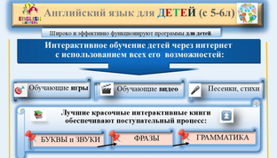 Английский для детей ( с 5-6 лет)