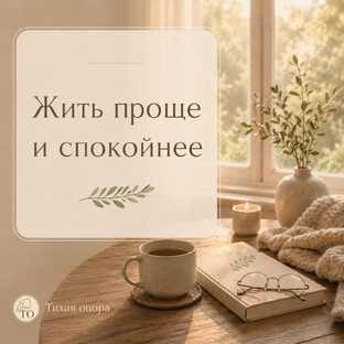 Жить проще и спокойнее