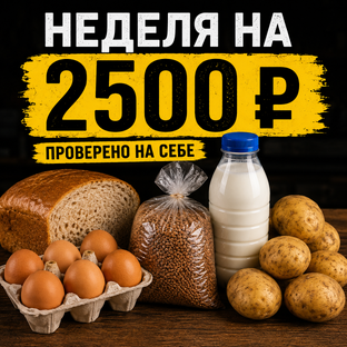 Неделя на 2500 рублей