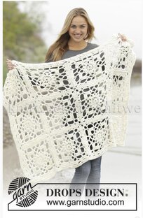 Плед, покрывало крючком.