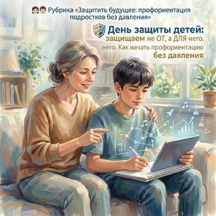 Рубрика «Защитить будущее: профориентация подростков без давления»