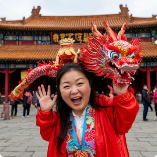 Веселый китайский