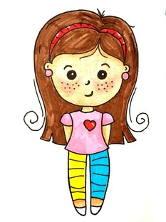 Как нарисовать девочку.