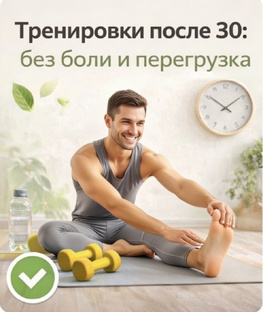 Тренировки после 30: без боли и перегруза