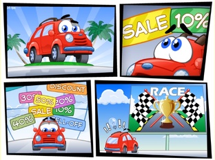 Красная машинка Вилли