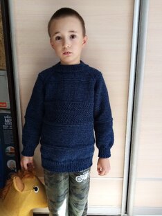 джемпер на внука 7 лет