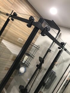 Душевые из стекла