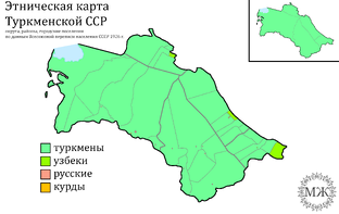 Карты Туркменистана