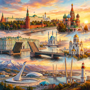 Города России глазами ИИ