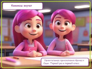 Комиксы внучат!