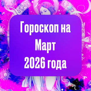 Гороскопы на Март 2026 года