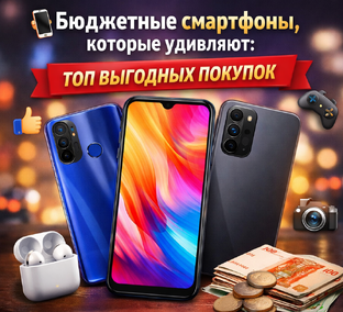«Бюджетные смартфоны, которые удивляют: топ выгодных покупок»