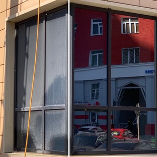 Мойка фасадов и остекления