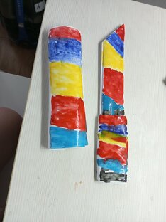 Смотрите какой я сделал бумажный ножик