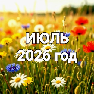 ИЮЛЬ 2026 года