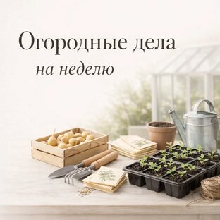 Огородные дела на неделю