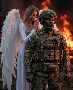 Промты для фотосессии с военнослужащим 