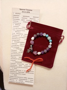 Браслеты по дате рождения ручной работы 