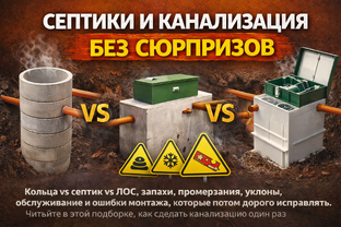 Септики и канализация без сюрпризов