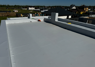 Монтаж плоской кровли из ПВХ Мембраны