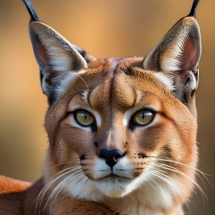 Каракал: тайны степного призрака с чёрными кисточками