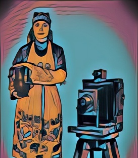 Экспедиционные зарисовки/фотографии архива отдела этнологических исследований  