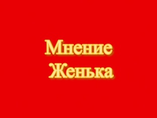Мнение Женька
