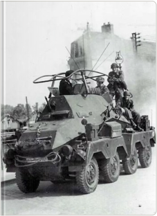 Разведбат танковой дивизии вермахта.