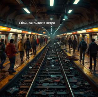 Сбой , Закрытие в метро
