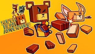 Super Bear Adventure - это 3D платформер. 