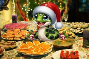 Новогодний стол