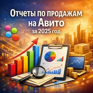 Отчеты по продажам на Авито.