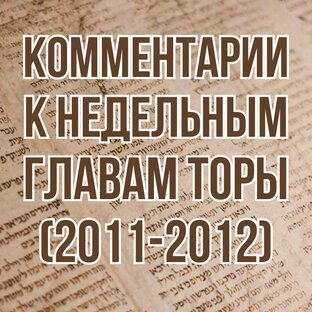 Тора (2011-2012, комментарии)