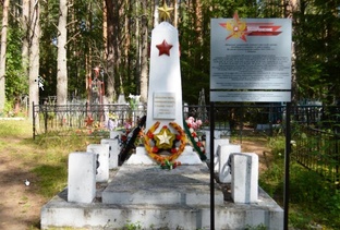 Захоронения воинов, умерших от ран в эвакуационных госпиталях