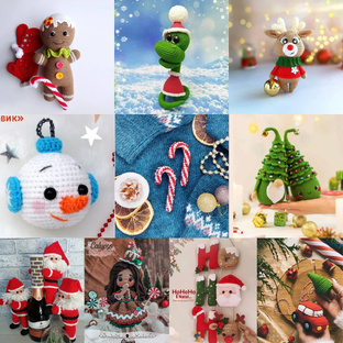 Вязаные Новогодние Игрушки 