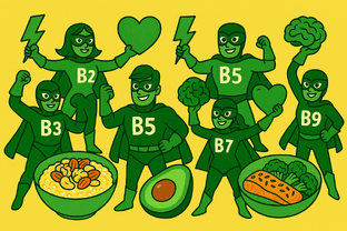 🌿 Витамины группы B: биохимия, клиника и практическое применение