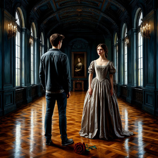 Портрет на втором этаже