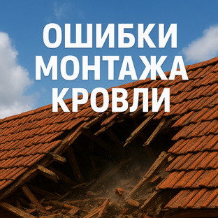 Все о монтаже крыши