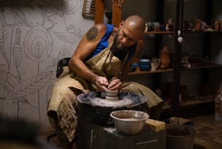 Работа на гончарном круге