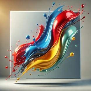 Мультиколорная (мозаичная) краска для стен