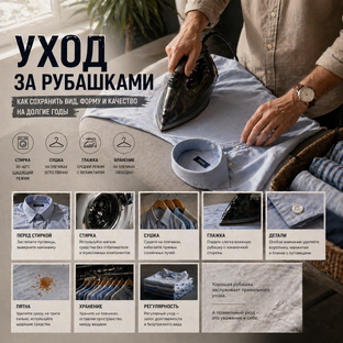 Советы и лайфхаки по уходу за рубашками