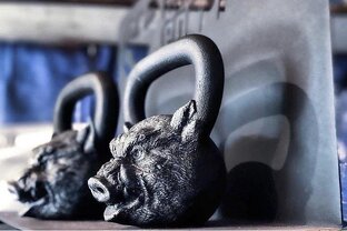 Работа с гирями