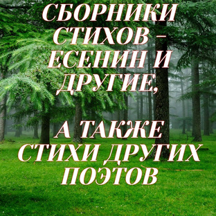 СБОРНИКИ СТИХОВ - ЕСЕНИН И ДРУГИЕ ПОЭТЫ, А ТАКЖЕ СТИХИ ДРУГИХ ПОЭТОВ.