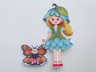 Авторские бумажные куклы