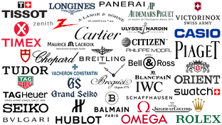 Логотипы часовых брендов