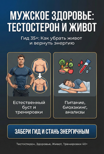 Мужское Здоровье: Тестостерон и Живот