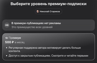 Премиум-подписка