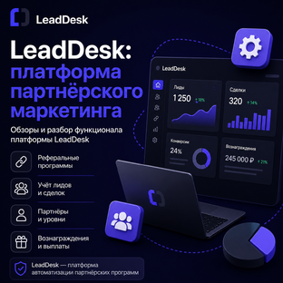 LeadDesk: платформа партнёрского маркетинга