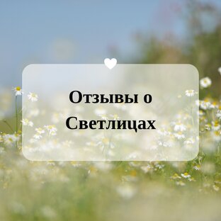 Отзывы о Светлицах