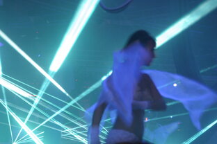 Лазерное шоу.